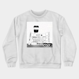 Horror Gothic Book Art Crewneck Sweatshirt